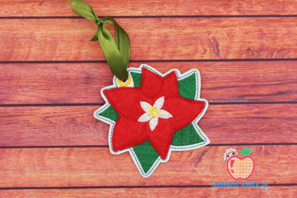 Review: Christmas Poinsettias Ornament for Boutique Sweatshirts