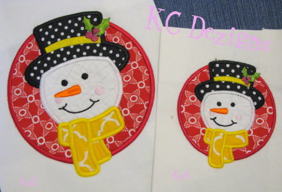 Review: Christmas Snowman Circle Applique