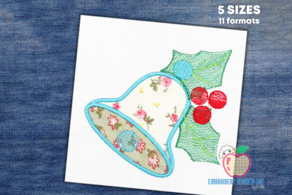 Reviewing the Blue Christmas Bell Applique for Real Projects