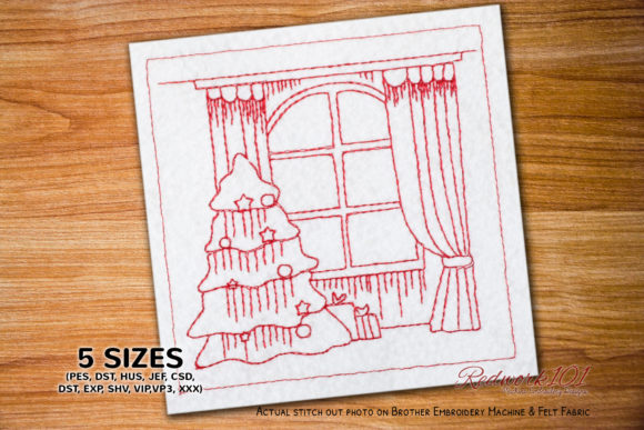 Reviewing the Christmas Window Machine Embroidery Design
